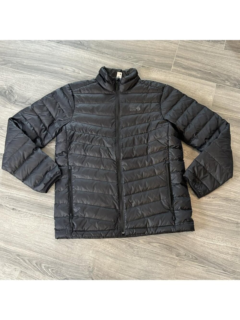 Mountain Hardwear Jacket Men M Black Down Puffer Glen Alpine Lightweight Outdoor